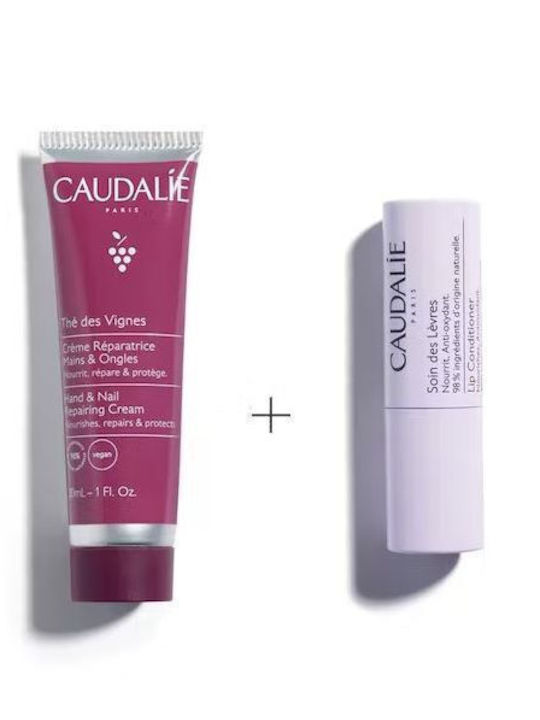 Caudalie Thé Des Vignes Hand & Lip Duo Hautpflegeset für Feuchtigkeitsspendend 2Stück