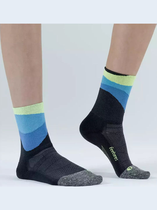 Feetures Elite Light Cushion Mini Αθλητικές Κάλτσες Μαύρες 1 Ζεύγος