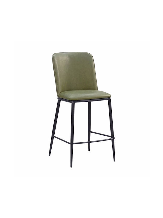 Stool Bar with Backrest Couture Ladi 45.5x53.58x99cm