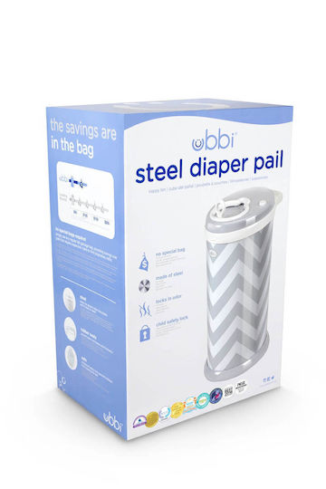 Ubbi Gray Chevron Diapers