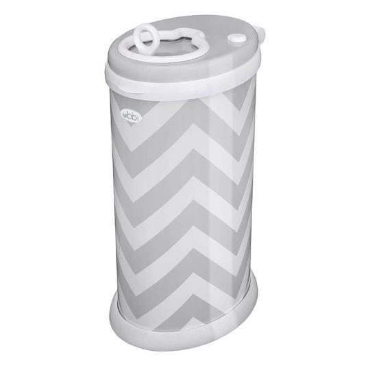 Ubbi Gray Chevron Diapers