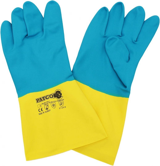 Patco Arbeitshandschuhe Gelb Latex 1Stück