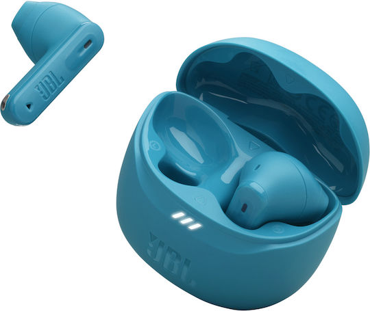 JBL Tune Flex 2 Earbud Bluetooth Handsfree Earphones with Sweat Resistance and Charging Case Turquoise