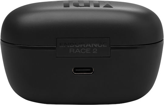 JBL Endurance Race 2 In-ear Bluetooth Handsfree Căști cu Rezistență la Transpirație și Carcasă de Încărcare Negru