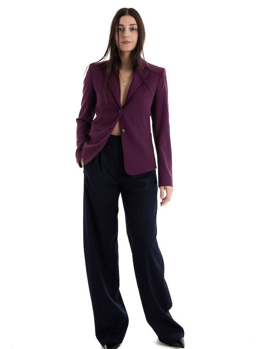 Hugo Boss Women's Blazer Dark Purple