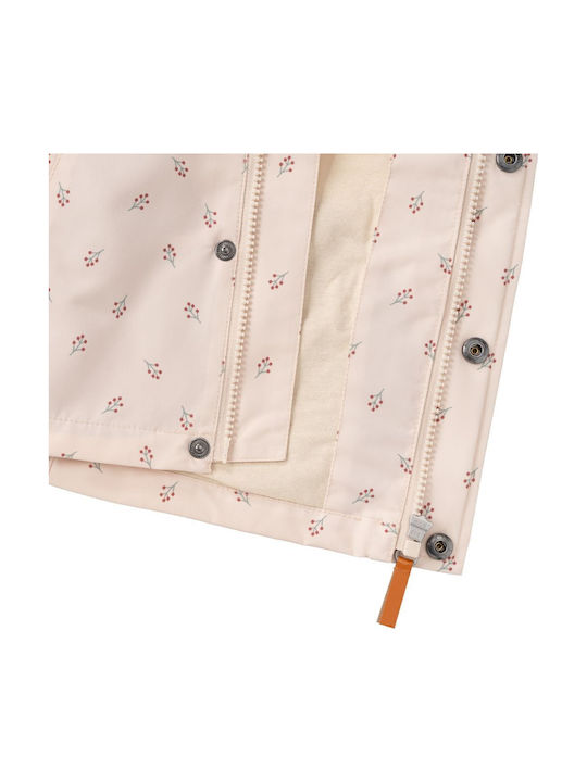 Waterproof Kids' Casual Jacket with Lining & Hood Berries