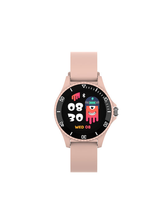 Kids Smartwatch with Rubber/Plastic Strap Pink