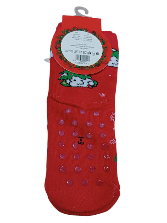 Join Kindersocken Rutschfest Rote 6 Paar