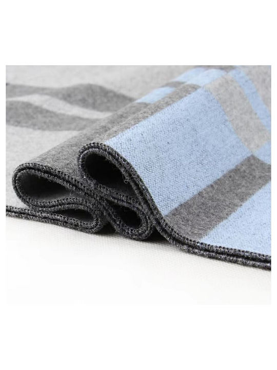 Martin & Co Men's Scarf Light Blue