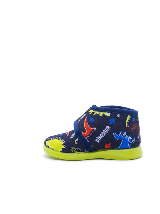 Adam's Shoes Anatomic Kids Slippers Blue