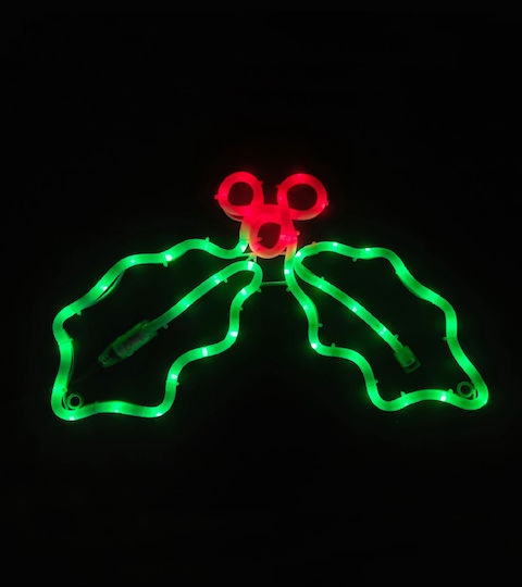 Aca Weihnachtlicher Kunststoff Lichtschlauch 45x45x32cm