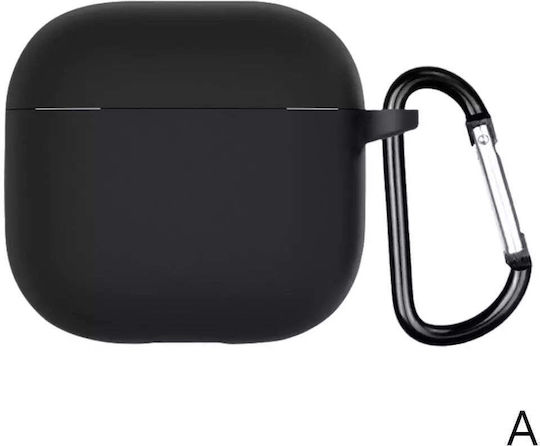 Soft Hülle Silikon mit Haken in Fuchsie Farbe für Apple AirPods 4