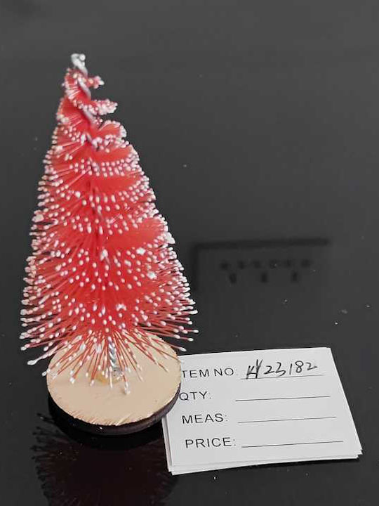 Christmas Decorative Tree 8cm Adorned Red