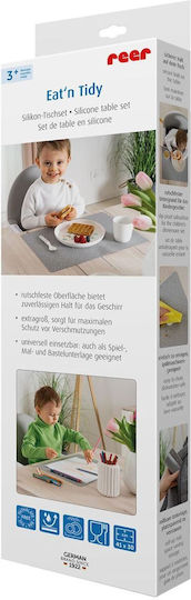 Plate Holder Non-slip Babies Made Heat-resistant Silicone 41.5 X 30 Cm Reer Eat'n Tidy 25021