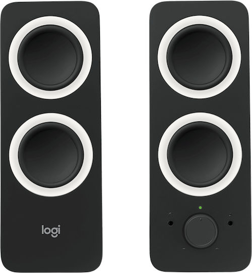 Logitech Z200 Computerlautsprecher 2.0 mit Leistung 5W in Schwarz Farbe