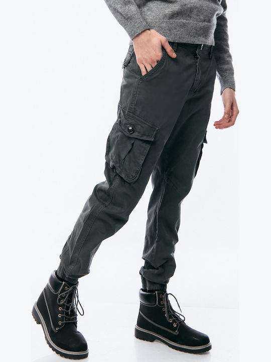 Pantaloni Elastic Gray