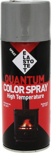 Elastotet Spray Vopsea Temperatură Înaltă Argint 400ml