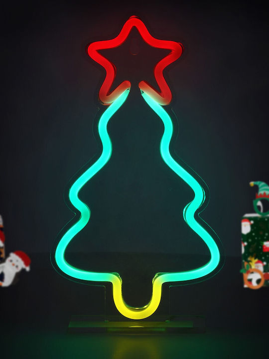 Beleuchtet Weihnachtsdekoration Baum Lichtschlauch 28.5cm Elektrisch
