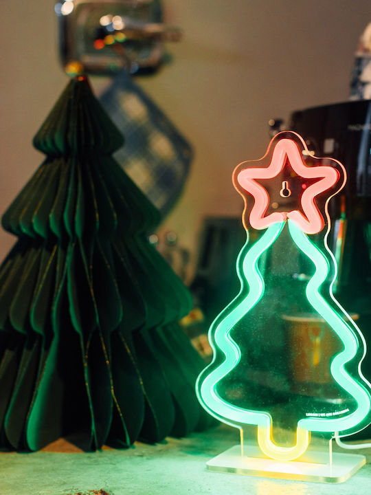 Beleuchtet Weihnachtsdekoration Baum Lichtschlauch 28.5cm Elektrisch