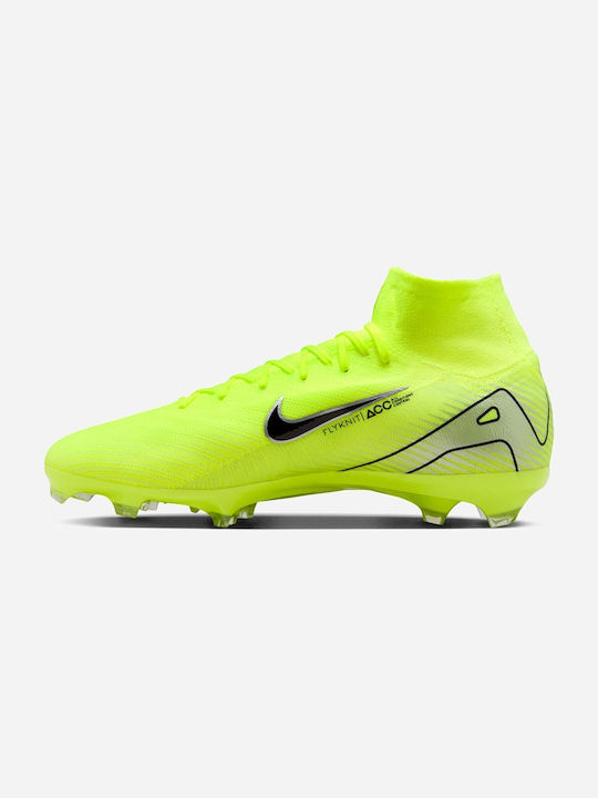 Nike Superfly 10 Pro FG Low Football Shoes with Cleats Green