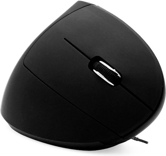 Media-Tech Vertic MT1122 Ενσύρματο Εργονομικό Vertical Ποντίκι Μαύρο