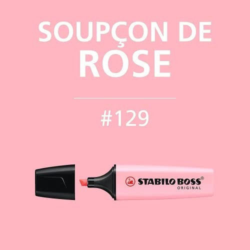 Stabilo Boss Highlighter 5mm Pastel Pink
