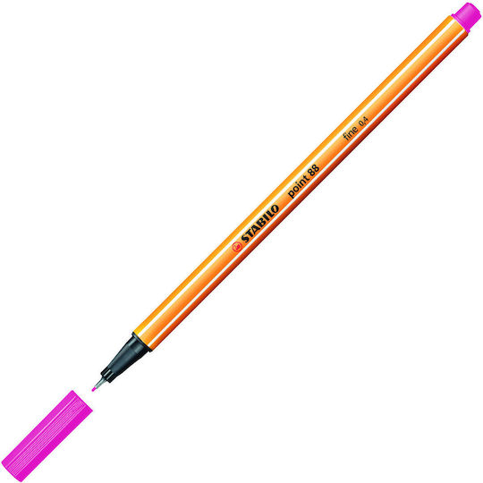 Stabilo Point 88 Μαρκαδόρος Σχεδίου 0.4mm Neon Pink