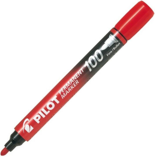 Pilot Permanent Markers Red 20pcs