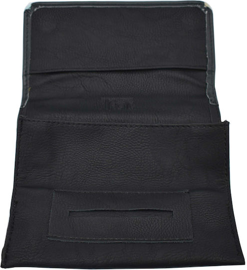 Tfar Tfar Tabaktasche Aus Künstliches Leder Rot Mit Magnetverschluss 15x7.5cm