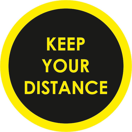 Orafol Mandatory Sign Keeping Distances SIM 10010-905