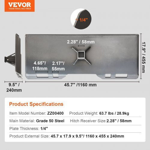 Vevor HYAZB14KSAZBSFXWUV0 Ανταλλακτικά Μηχανημάτων Ανύψωσης