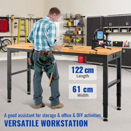 Vevor Πάγκος Εργασίας Αντοχής 900kg 61x97x122cm SMKDJGZTBDLZOCTO9V2