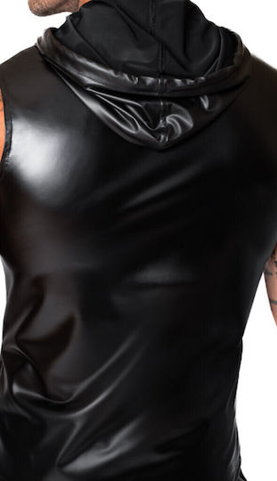 Noir Handmade Sexy Ανδρικό Top Μαύρο