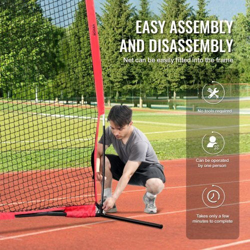 Vevor 16x10 Ft Portable Sports Protective Net with Carrying Bag
