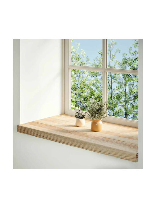 vidaXL Window Sill Wooden W80xH40cm