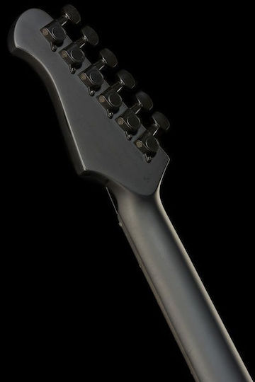 Harley Benton Standard Series Electric Guitar Stratocaster with HSS Pickup Configuration Satin Black