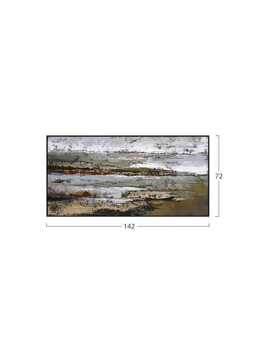 HomeMarkt Abstract Painting on Canvas 142x72cm