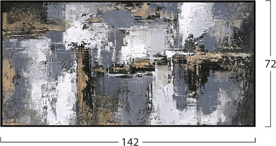 HomeMarkt Abstract Картина Платнен 142x72см