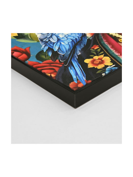 HomeMarkt Parrots Gemälde auf Leinwand 82x82cm