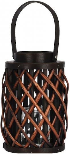 Koopman Laterne Glas Braun 15x15x25cm 1Stück