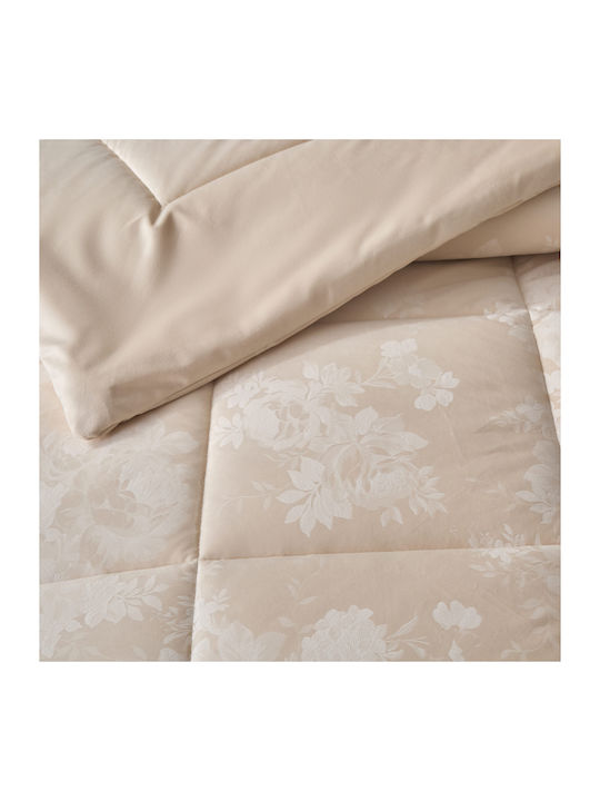 Liolios Home Bettdecke Großes Doppelbett 240x260cm Cordelia Cream