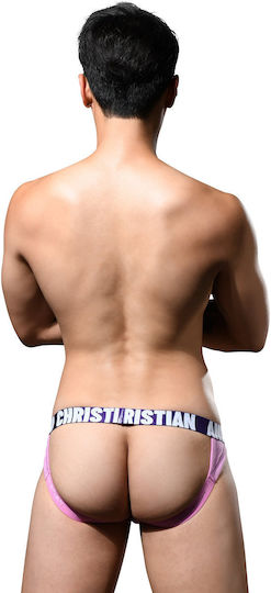 Andrew Christian Ανδρικό Εσώρουχο Jockstrap Μωβ