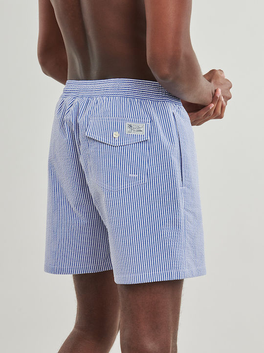 Ralph Lauren Men's Swimwear Shorts Blue Striped