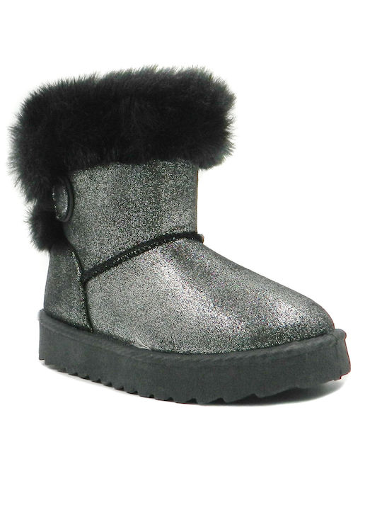 Giardino D'Oro Kids PU Leather Boots Black