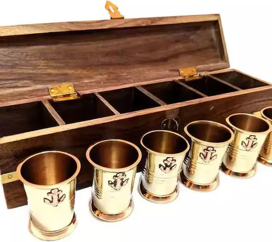 SP Souliotis Glas Sportschützen Bronze 6 Stück
