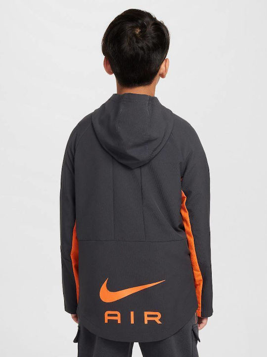 Nike Παιδική Ζακέτα AIR Anthracite / Orange