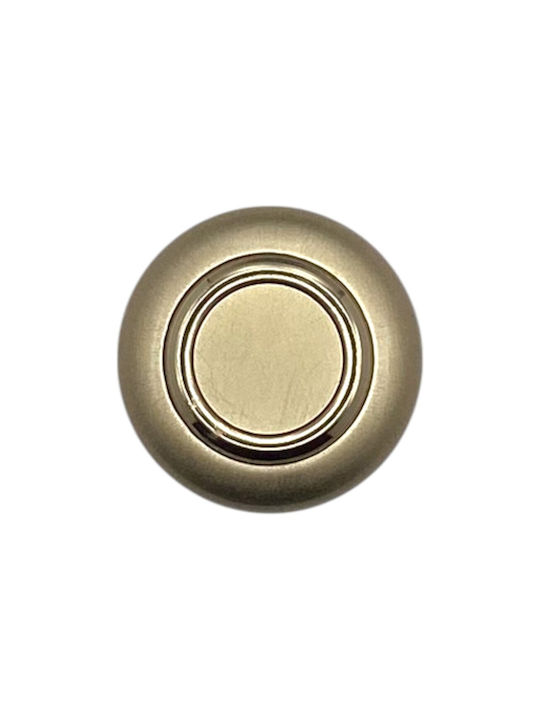 A-Lock Πόμολο Επίπλου από Μέταλλο Χρυσό 90.07.362