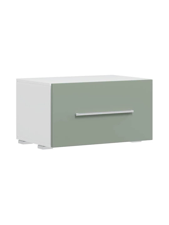 Wohnzimmer TV-Einheit Olive Green mit Beleuchtung