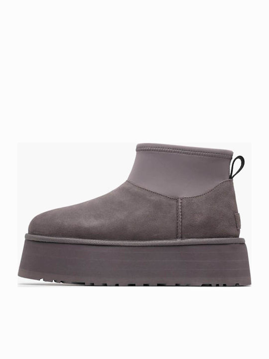 UGG Classic Mini Dipper Ankle Boots Thundercloud