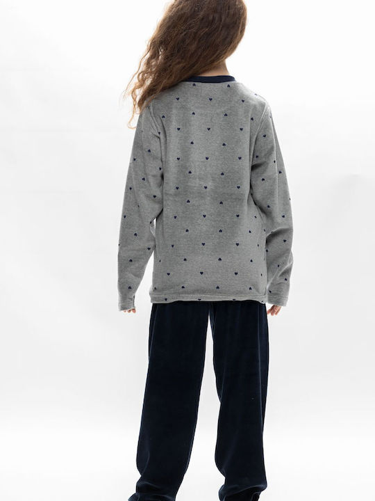 Galaxy Pijama pentru copii De iarnă Catifelată Multicoloră